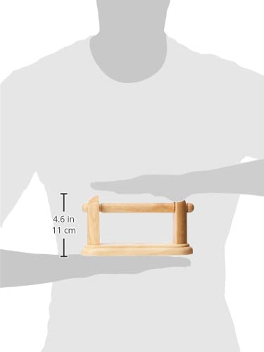 Apollo Wooden Toilet Roll Holder wood Wall Mounted