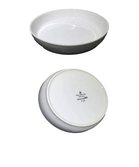 Premium Royal Doulton Fine China White Porcelain Ceramic Plates, Mugs, Jugs (Small Serving Dish (15.5cm)) - Bargain Genie