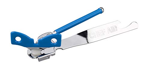 Chef Aid Can Opener, Silver, 3.3 x 8.5 x 22.2 cm - Bargain Genie