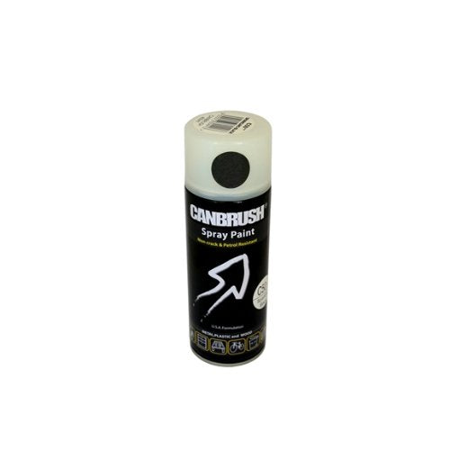 CANBRUSH Spray Paint - For Metal Plastic & Wood 400ML - Sparkling Black C50