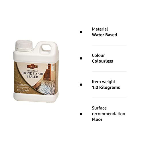 Liberon NFSFS1L 1L Natural Finish Stone Floor Sealer - Bargain Genie