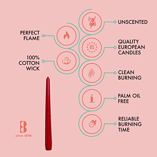 Price's Candles - Dinner Candles - Unscented - Slow Burning Candles - Multi-Purpose - Smokeless Candles - Bargain Genie