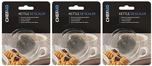 Chef Aid 61E41402 Stainless Steel Kettle Descalers, Pack of 3