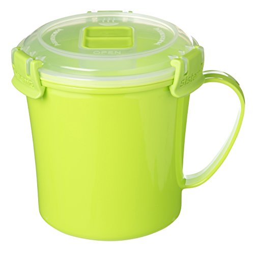 Sistema To Go Microwave Soup Mugs, 656 ml, Assorted Colours - Pack of 3 - Bargain Genie
