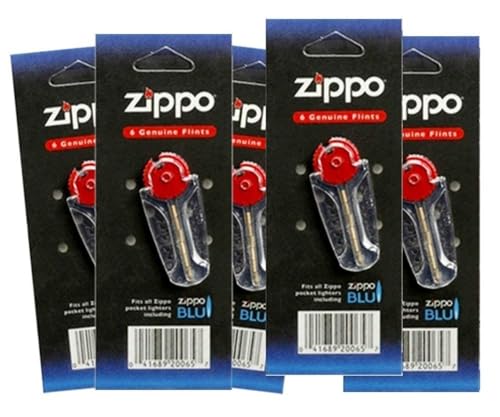 30 Zippo Flints - 5 Packs, 6 Flints In Each