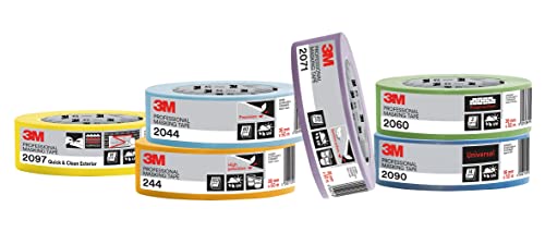 3M Masking Tape 2090 Universal Surfaces, medium tack, UV stable, indoors & outdoors, 24 mm x 50 m - Bargain Genie