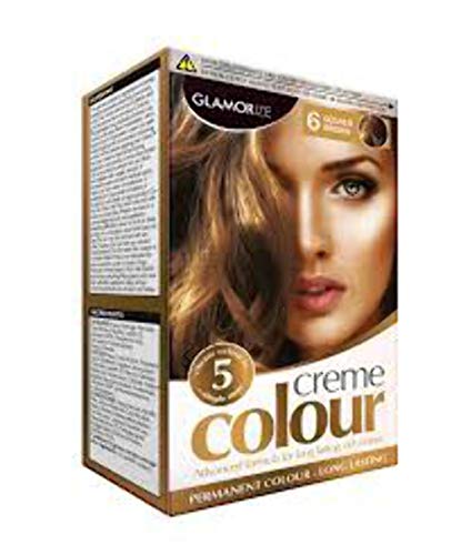 Glamorize Creme Colour Womens Permanent Hair Dye, 06 Gold Brown, GL023520 - Bargain Genie