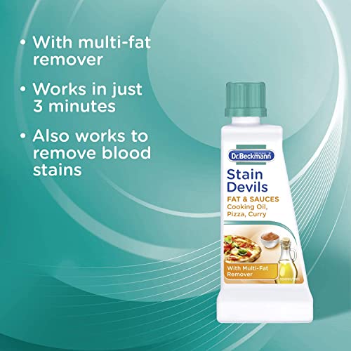 DR BECKMANN STAIN DEVILS REMOVES COOKING OIL & FAT - 50 ML - Bargain Genie