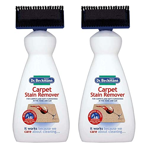 Dr. Beckmann Carpet Stain Remover | Removes even stubborn stains and odours | includes applicator brush (2x 650 ml) - Bargain Genie