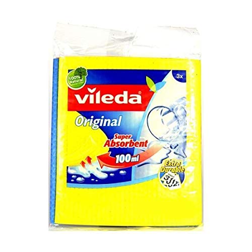 PANNO SPUGNA SET 3 PZ. VILEDA - Bargain Genie