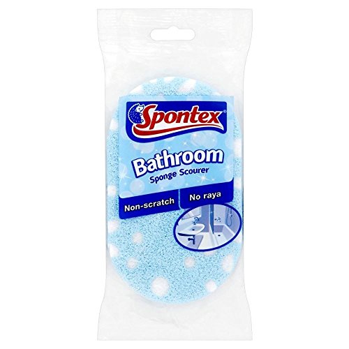 Spontex Bathroom Sponge Scourer - Pack of 2 - Bargain Genie