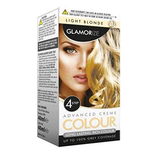 4 Boxes OF Glamorize Hair Dye Colourant Creme Permanent Light Blonde. by Glamorize by Glamorize - Bargain Genie