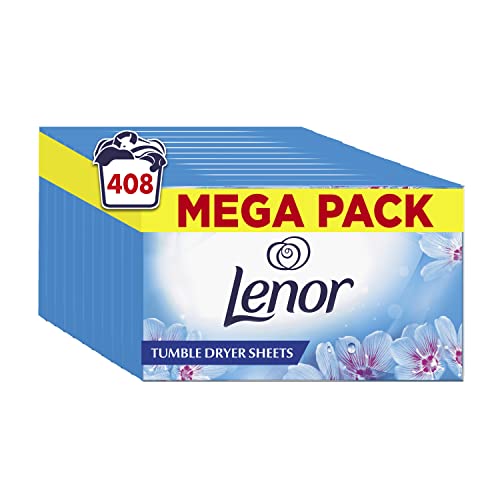 Lenor Tumble Dryer Sheets, 408 Sheets