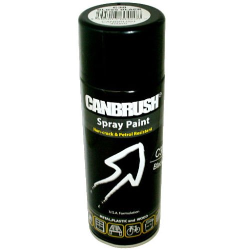 12X - Gloss Black (C30) - 400ml Spray Paint Auto DIY Colour Aerosol Can or Tape for Wood Metal Plastic - Bargain Genie