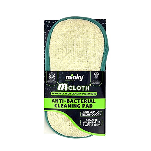 Bundle of 3 - Minky M Cloth Anti Bacterial Cleaning Pad - Mrs Hinch - Bargain Genie