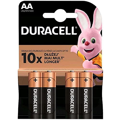 Duracell Base MN1500 - Pack of 4x AA Batteries