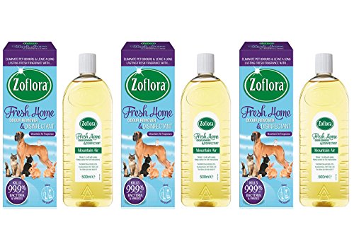 6 x ZOFLORA 500ML Fresh Home Odour Remover and Disinfectant Pets Home Kennels for Homes with Pets - Bargain Genie