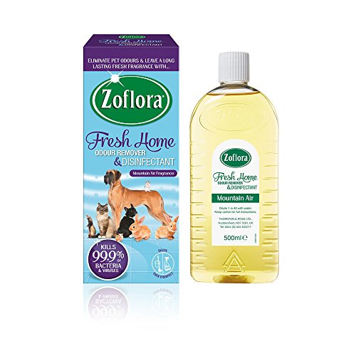 6 x ZOFLORA 500ML Fresh Home Odour Remover and Disinfectant Pets Home Kennels for Homes with Pets - Bargain Genie