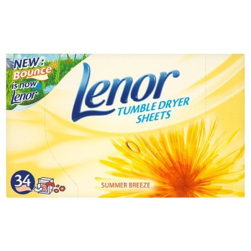 Lenor Tumble Dryer Summer Breeze Sheets - 4 x 34's - Bargain Genie