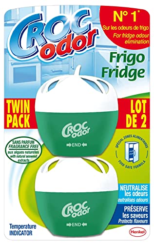 Croc Odor Fridge Deodoriser, Twin Pack - Bargain Genie