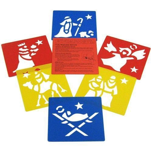 Nativity Stencils (Set of 6) - Bargain Genie