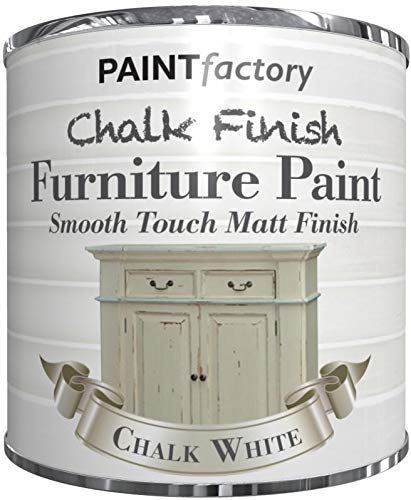 Chalk White Colur Chalk Finish Furniture Paint 250ml Matt - Bargain Genie