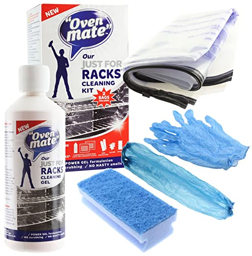 Oven Mate Cleaner Just for Racks Shelf Cleaning Gel & Deep Clean Oven Cleaner Kit - Bargain Genie