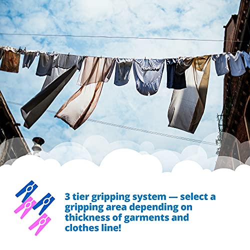 dish matic Strong Grip Clothes Pegs, 24 each - Bargain Genie