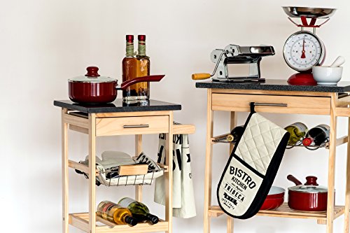 Premier Housewares Pasta Making Machine Manual Handle Roller Chrome,Cutter Steel Pasta Making Kit H15x W21 x D20,Silver - Bargain Genie