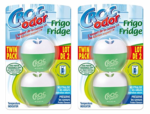 CROC'ODOR Coco Fridge Air Freshener - Random Colour -2 (2x33 g) - Bargain Genie