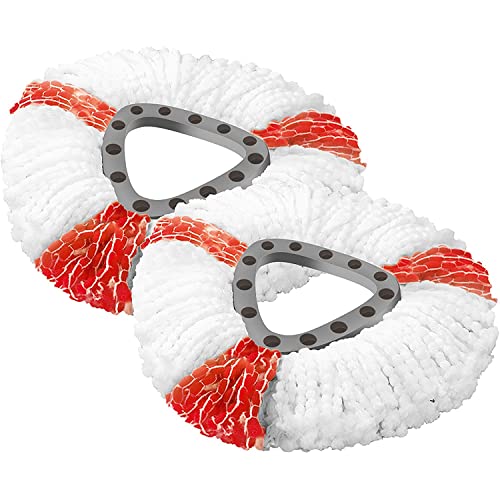 Set of 6 Vileda Turbo 2-in-1 EasyWring & Clean replacement heads, 6 x replacement heads. - Bargain Genie