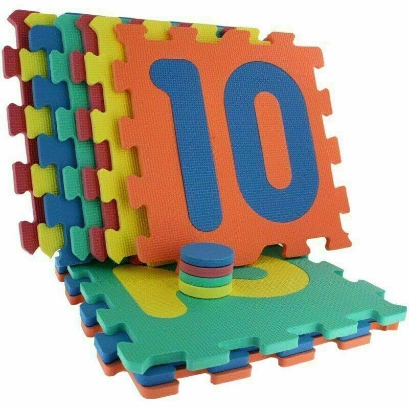 Kids Indoor Outdoor Multi-Game Puzzle Number Kids Play Mats With Carry Case