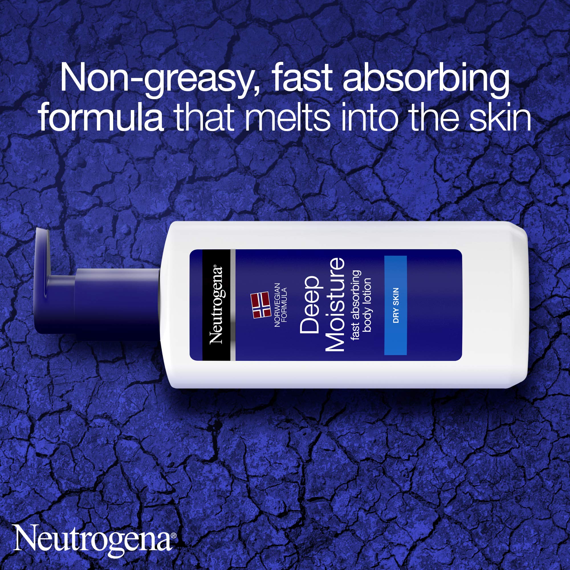 Neutrogena Deep Moisture Fast Absorbing Body Lotion 250 ml 24 Hour Moisturisation